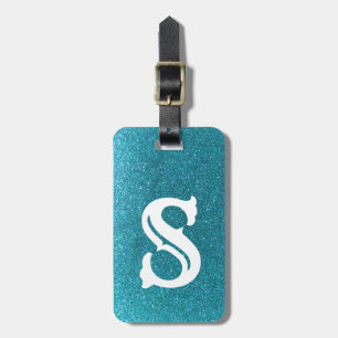 Turcos Glitter Sparkles Travel Glam Monogram Bagagebricka