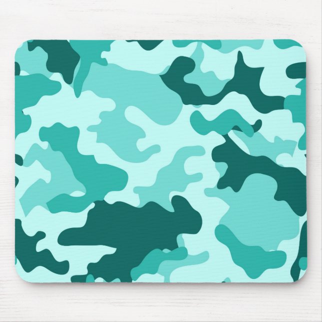 Turcos Grönt Camo Mousepad Musmatta (Framsidan)