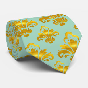 Turcos Guld Damask Pattern Slips