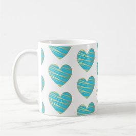 Turcos Heart Best Friends Tillfällen Gift Kaffemugg