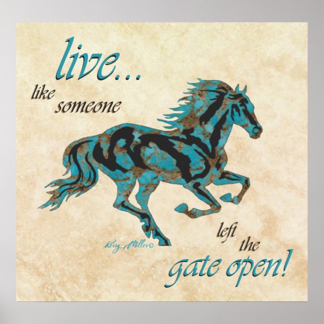 Turcos Horse Poster (Framsidan)