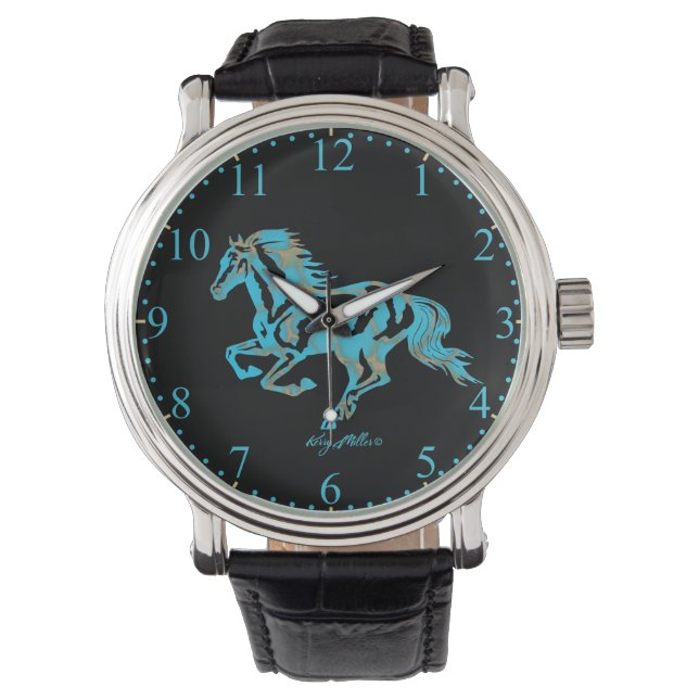 Turcos Horse Silhouette Armbandsur (Framsida)