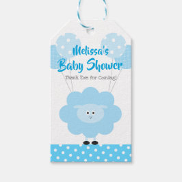 Turcos Lamb Boy Shower Cute Modern Kawaii Presentetikett
