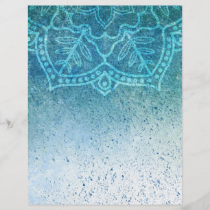 Turcos Mandala Scrapbooking Craft Papper