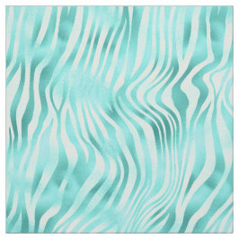 Turcos Metallic Zebra tryck Tyg