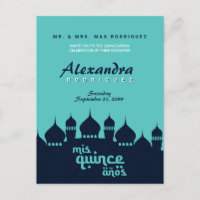 Turcos Midnight Blue Arabian Nights Quinceañera