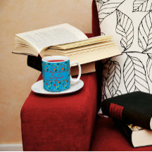 Turcos mönster-jaktblommor, rödvallmokaffe mugg