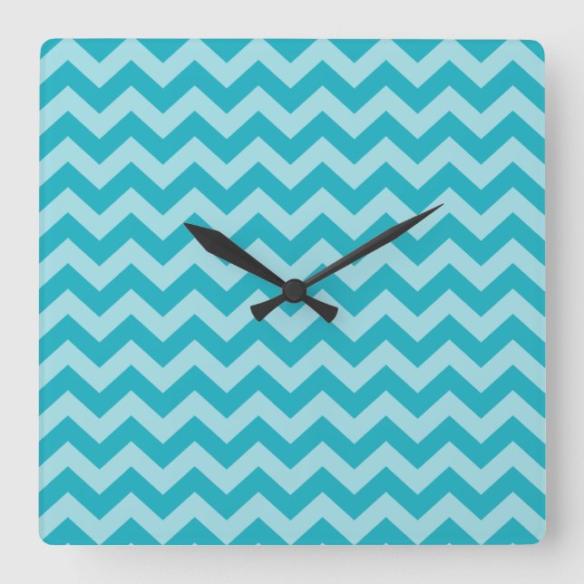 Turcos Moroccan Moods Chevrons Fyrkantig Klocka (Framsida)