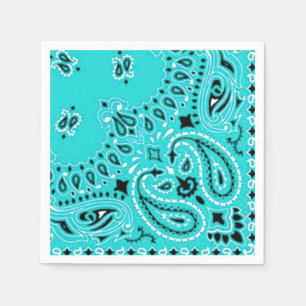 Turcos Paisley Bandana Scarf BBQ Picnic Napkin Pappersservett
