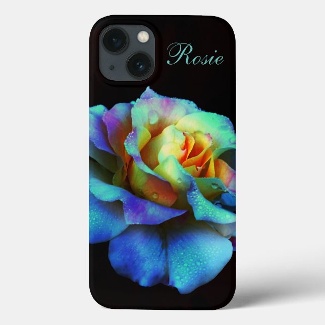 Turcos Pastel Rainbow Ro iPad-fallet (Baksida)