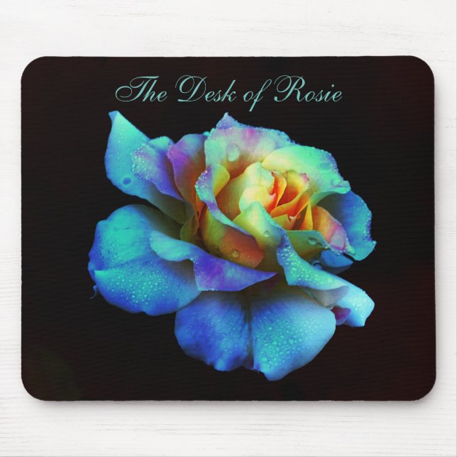 Turcos Pastel Rainbow Ro Mousepad Musmatta (Framsidan)