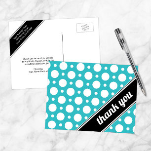 Turcos Polka Dot Tack Postcard Vykort