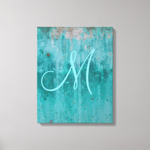 Turcos Rust Monogram Canvastryck