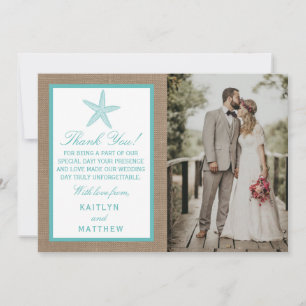 Turcos Starfish Burlap Beach WedCollection Collect Tack Kort