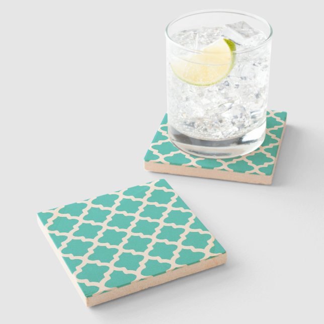Turcos Stone Drink Underlägg Gift (Sidan)