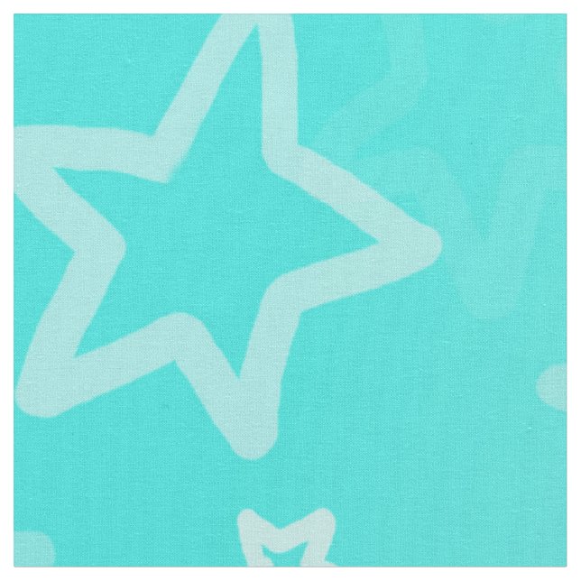 Turcos Swirls Cotton Fabric Tyg (Närbild)