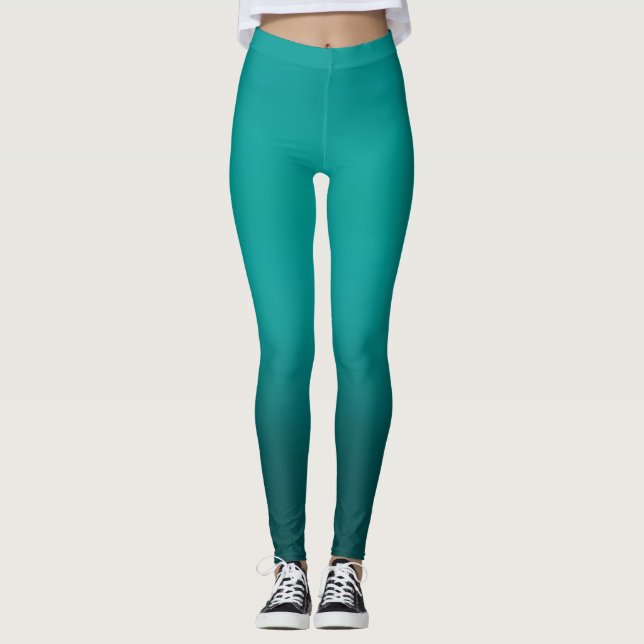 Turcos Teal Leggings (Framsida)