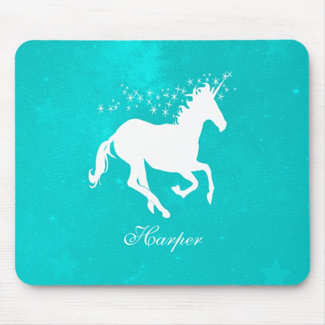Turcos Unicorn Personlig Mouse Pad Musmatta (Framsidan)