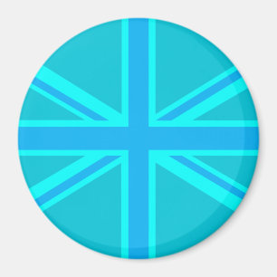 Turcos Union Jack British Flagga Design Magnet