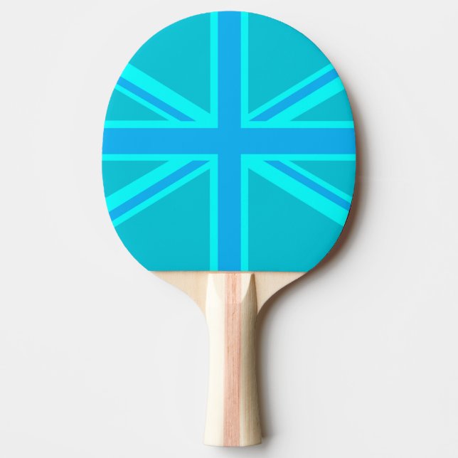 Turcos Union Jack Flagga Customize den Pingisracket (Framsidan)