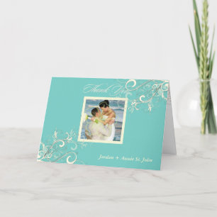 Turcos+Vanilla Swirls Photo Tack/DIY färg Tack Kort