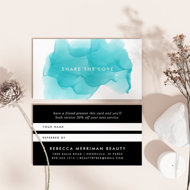 Turcos Watercolor Flot | Hänvisning Rabattkort (Skapare uppladdad)