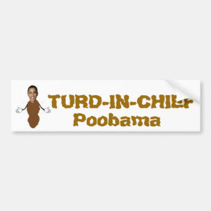 TURD-IN-CHIEF Poobama Bildekal