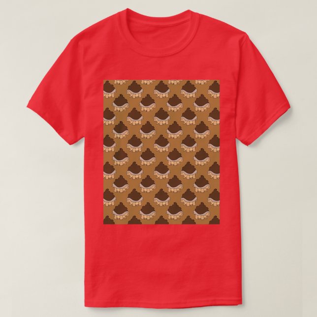 Turdle Mönster Graphic T Shirt (Design framsida)