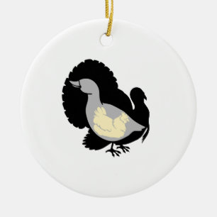 Turducken Julgransprydnad Keramik