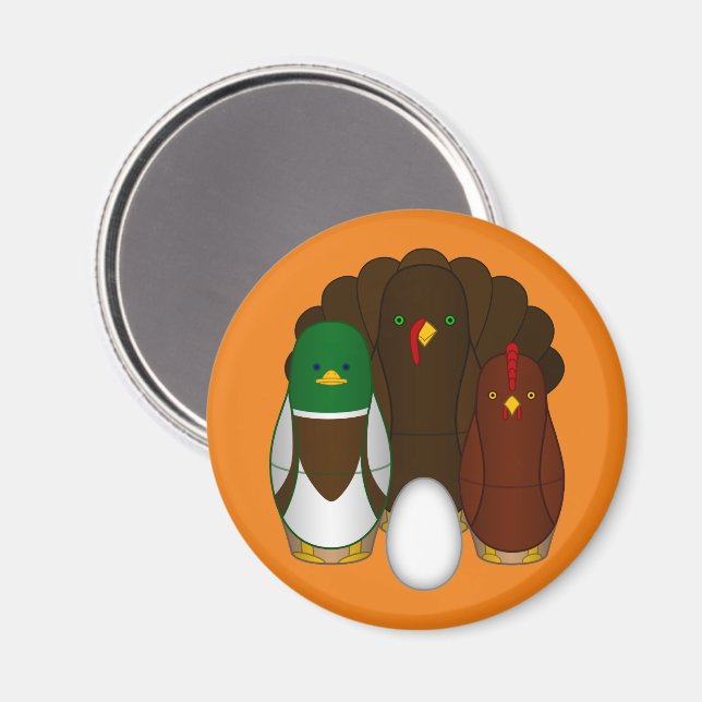 Turducken Magnet (Front/Back)