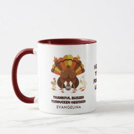 TURDUCKEN OBSESSED Funny Thanksgiving Mugg