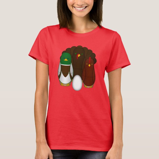 Turducken T Shirt (Framsida)
