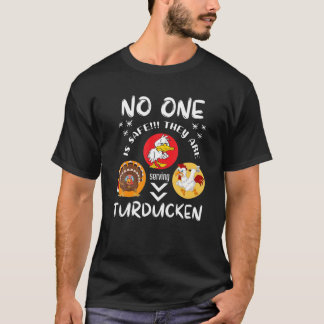 TURDUCKEN THANKSGIVING TEE CHRISTMAS FARM DJUR T