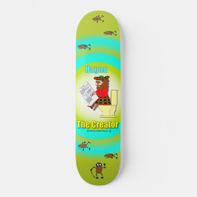 Turdy Boy - Hagas the Creator (V1) - Skateboard (Framsida)