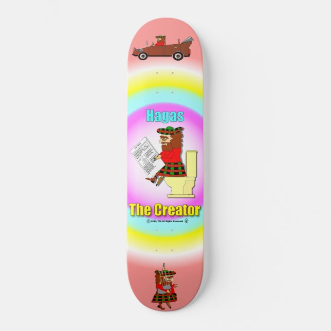 Turdy Boy - Hagas the Creator (V2) - Skateboard (Framsida)