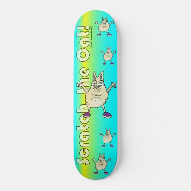 Turdy Boy - Scratch the Cat (V1) - Skateboard (Framsida)