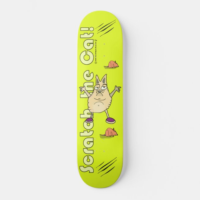 Turdy Boy - Scratch the Cat (V2) - Skateboard (Framsida)