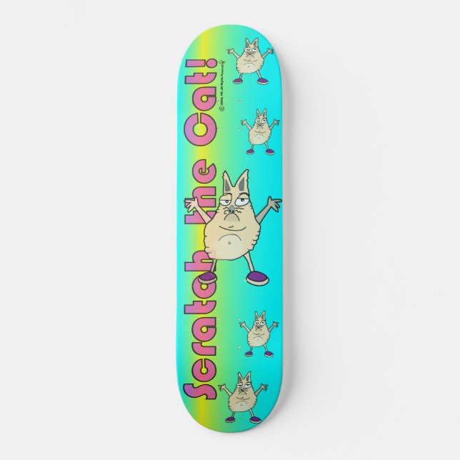 Turdy Boy - Scratch the Cat (V3) - Skateboard (Framsida)