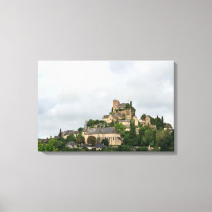 Turenne by i frankriken canvastryck