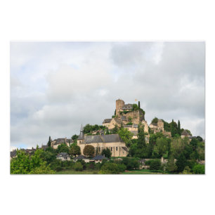 Turenne by i frankriken fototryck