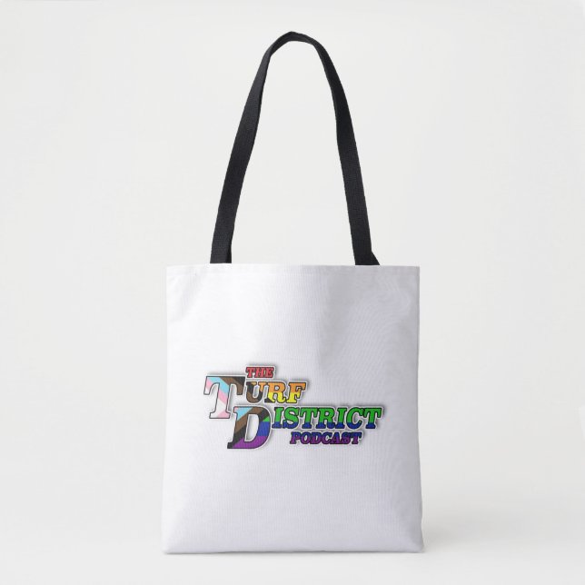 Turf District Pride Logotyp Tote Tygkasse (Framsida)