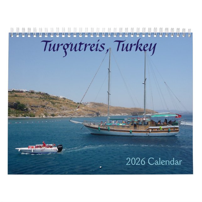 Turgutreis, Turkiet 2026 Kalender (Omslag)