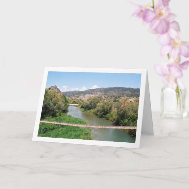 Turiafloden, Domeño Viejo, Valencia, Spanien Kort (Orkide)