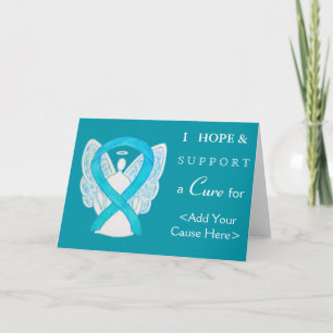 Turicityinformationskort Ribbon Angel Greeting Car Kort