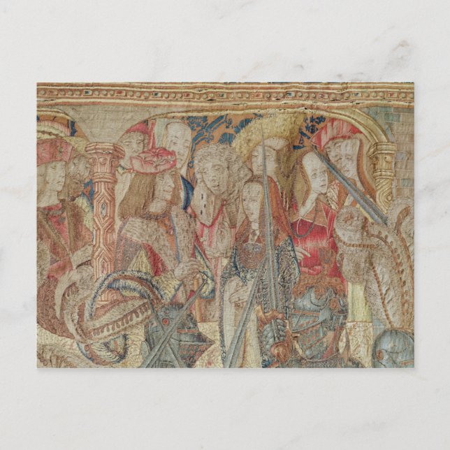 Turidentiska, lodrät-vänliga band vykort (Framsida)