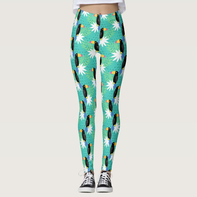 Turikaner på skalet leggings (Framsida)