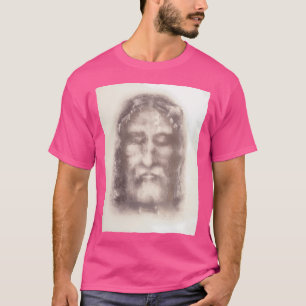 Turin Ansikte av Jesus Kristus med Krona av T Shirt