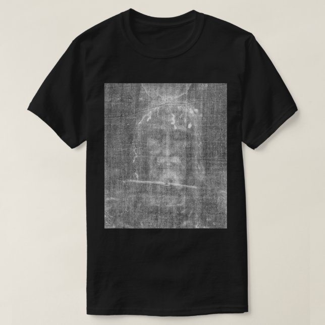 Turin Ansikte av Jesus Kristus Relic T Shirt (Design framsida)