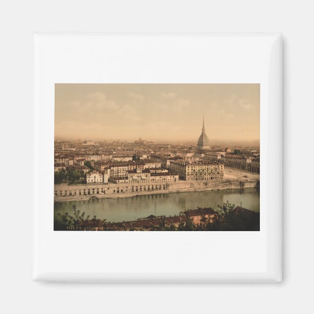 Turin I, Piemonte, Italien Magnet (Framsidan)