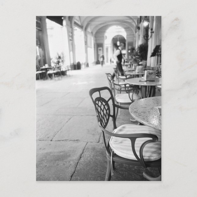 Turin Italien, Cafe och Archway Vykort (Framsida)